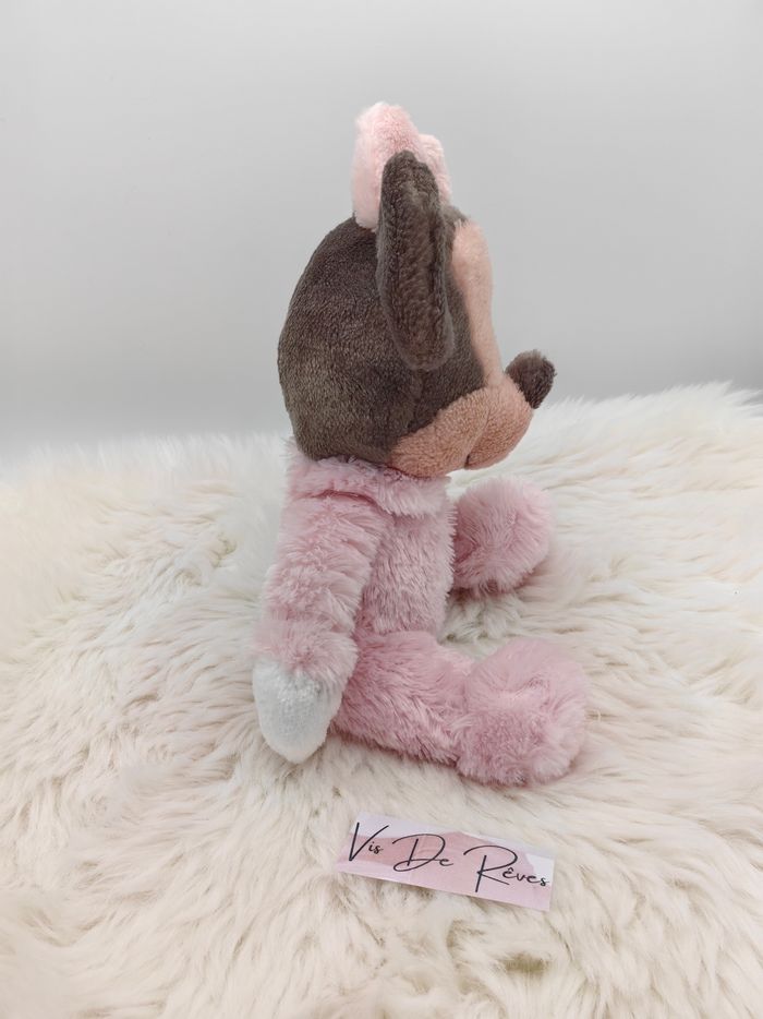 Doudou peluche Minnie Rose clair - photo numéro 4
