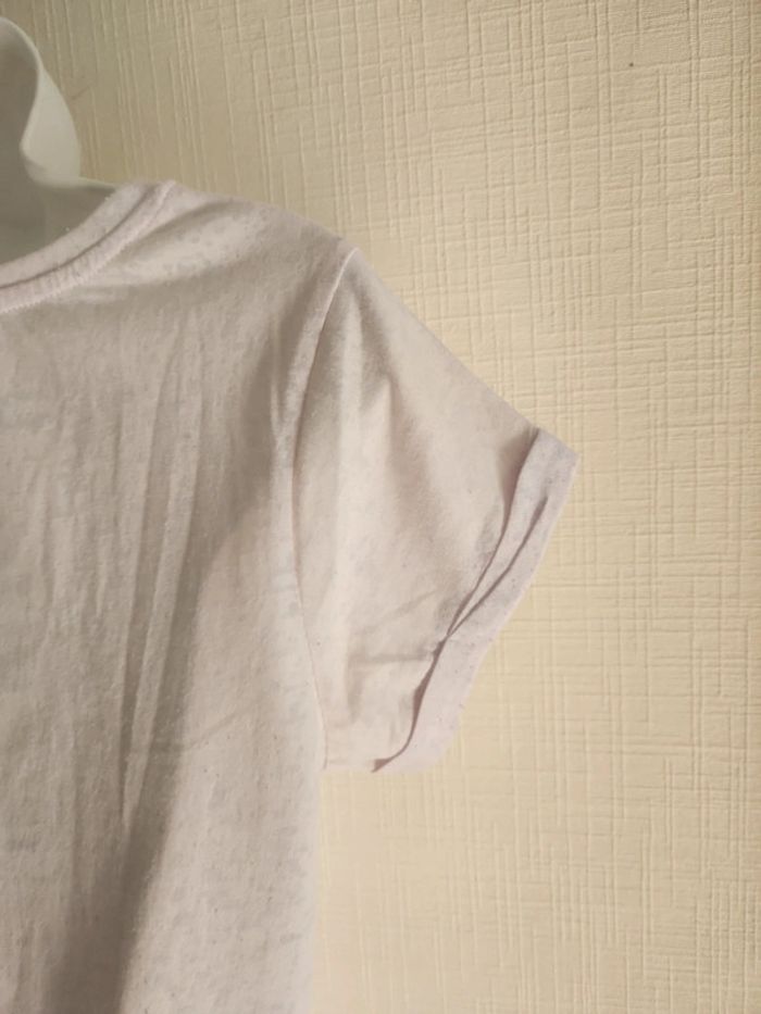 Tee-shirt blanc manches courtes avec poche poitrine - photo numéro 10