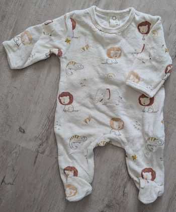 Pyjama velours 1 mois