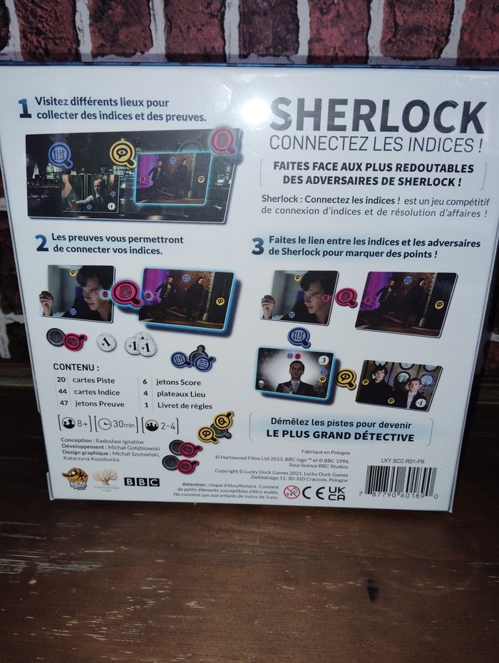 Jeu de société Sherlock "connectez les indices" - photo numéro 3