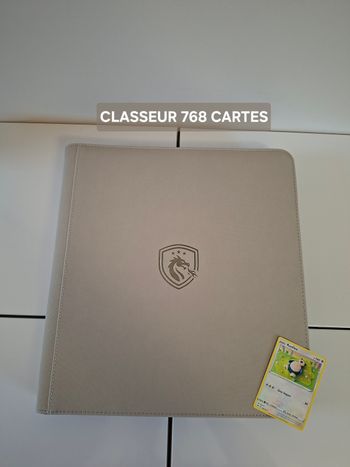 Binder pour 768 pochettes de cartes a collectionner Pokémon / Yu-Gi-Oh coloris unique