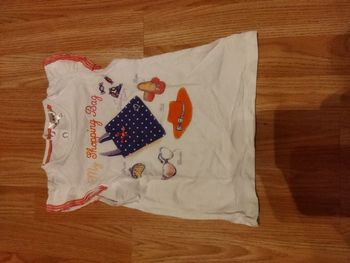 Tee-shirt KIDKANAI 4 ans blanc