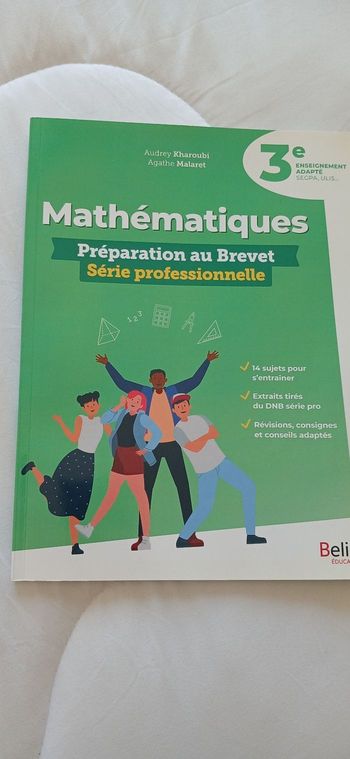 Manuel Mathématiques 3e - Préparation au Brevet 