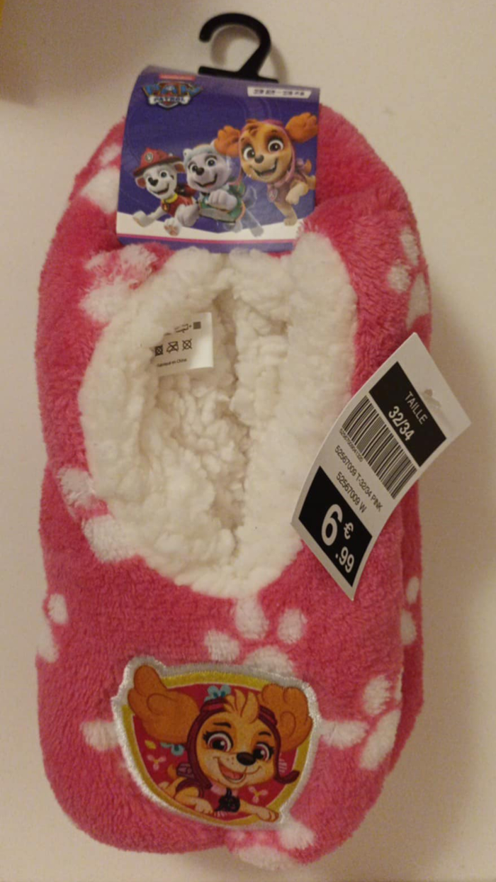 Chaussons antidérapant Pat patrouille - photo numéro 2