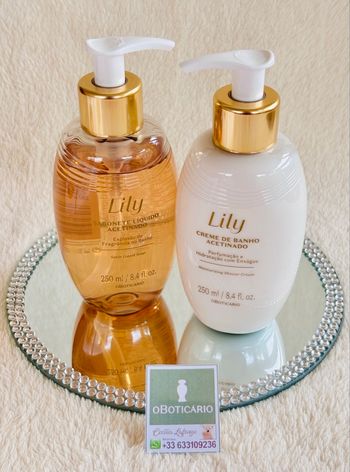 Kit Lily N°1 Gel + Crème bain, OBoticario