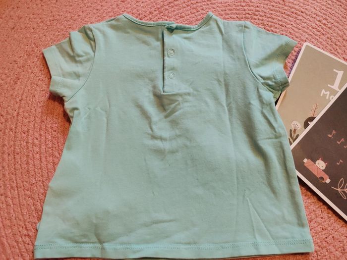 T-shirt manches courtes bébé fille Obaïbi 12 mois - photo numéro 3