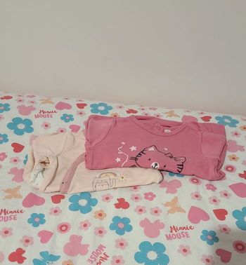 Lot de 2 grenouillère 6 mois fille été