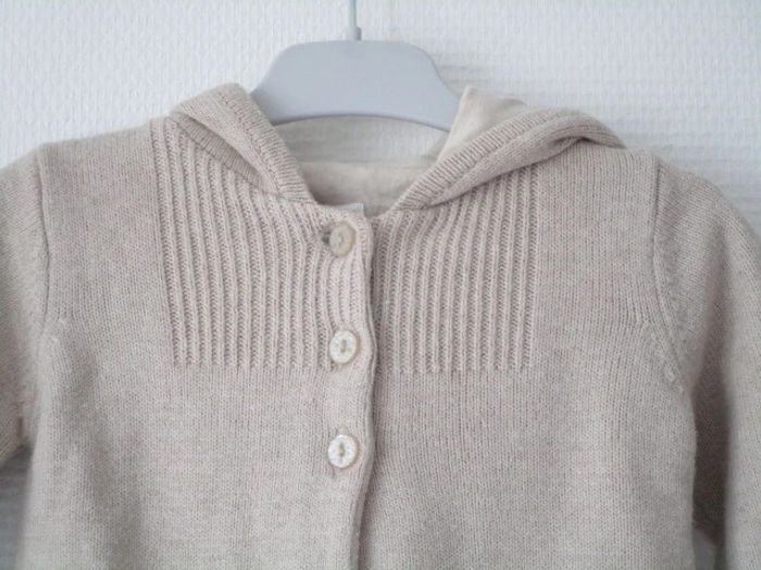 Gilet beige Obaïbi 6 mois TBE - photo numéro 3