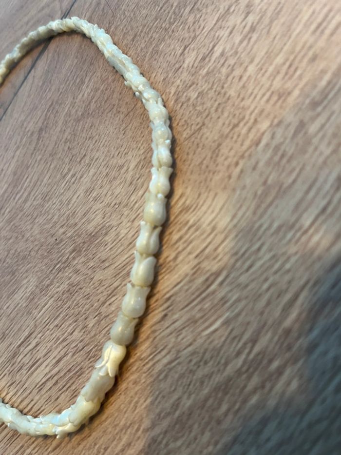 Collier en nacre ancien hawaïen perle tulipe - photo numéro 2