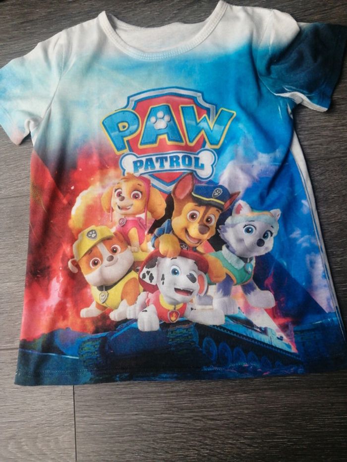 Tee shirt manche courte Paw patrol 8A - photo numéro 2