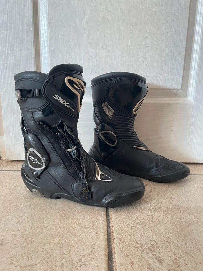 Bottes moto racing Alpinestars SMX Plus