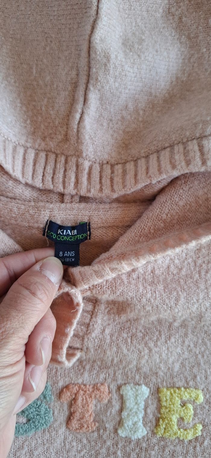 Pull à capuche Fille 8 ans - photo numéro 2