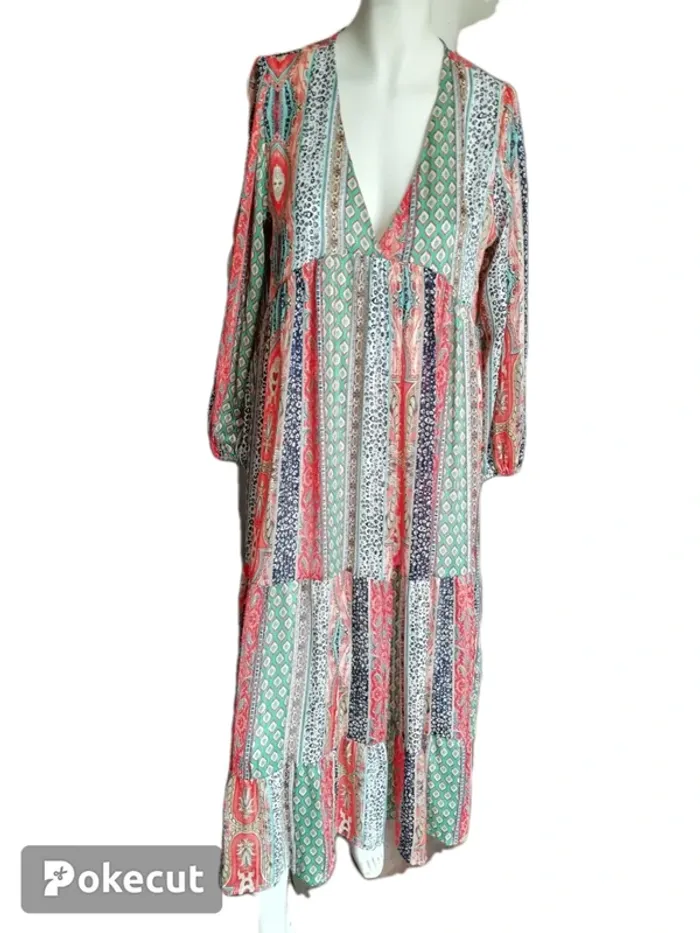Robe longue dress long bohème bohemian baba hippie