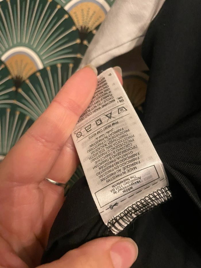 T-shirt moulant, Adidas, noir et blanc. Taille M femme - photo numéro 2