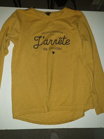 T shirt fille manche longue