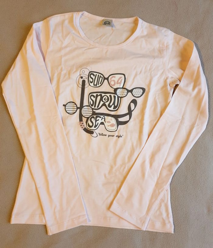 T-shirt manches longues fille