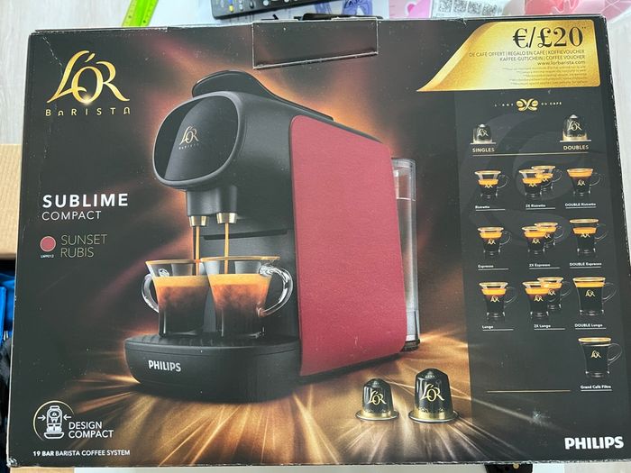 Machine à café l’or barista lm9210/60 neuve