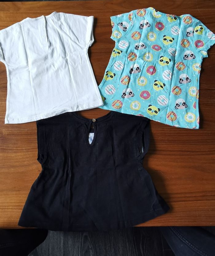 Lot Tee shirts manches courtes fille 24 mois - photo numéro 5