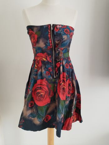 Robe bustier multicolore fleurie Réserva Natural taille 38