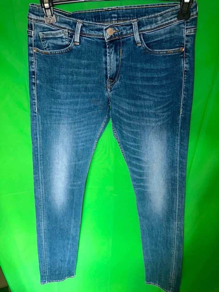 Jean japan rag 16 ans bleu - photo numéro 2