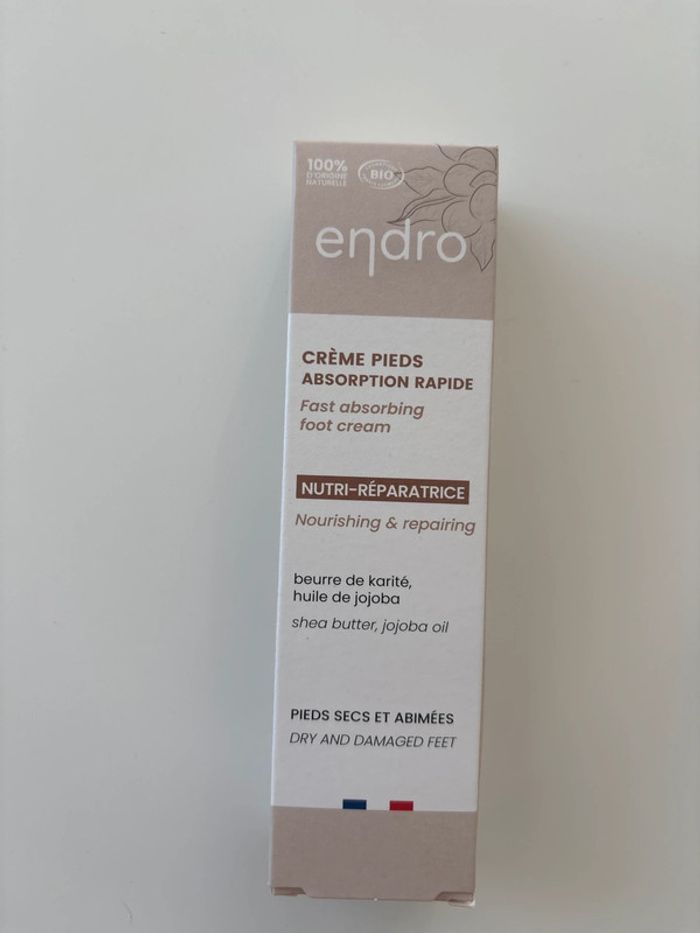 Crème pieds Endro - Absorption rapide - Neuf 75 ml