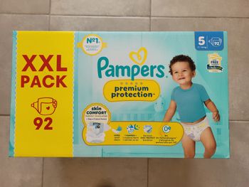1 carton de couches pampers premium taille 5