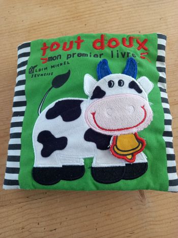 Premier livre bébé tout doux en tissus