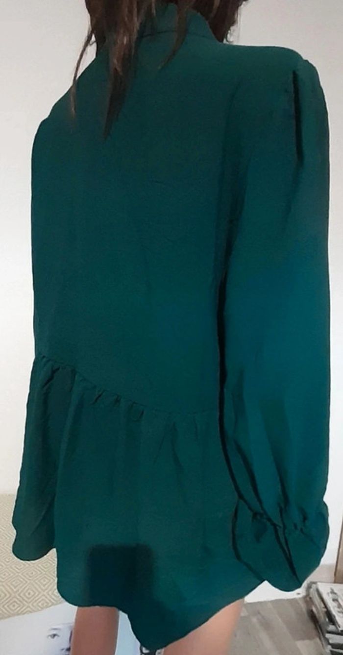 Blouse vert émeraude XL - photo numéro 4