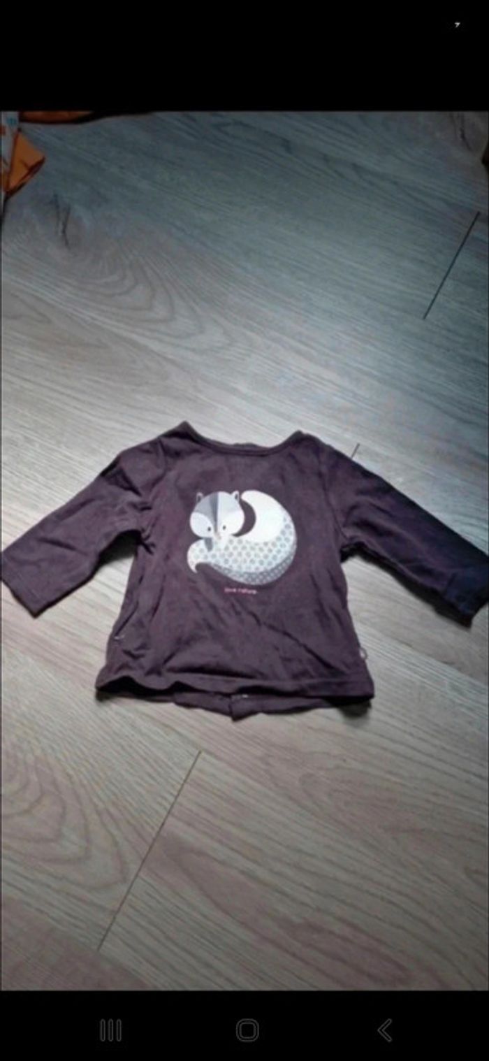 T-shirt de mi saison Okaidi 3mois 59cm 👻