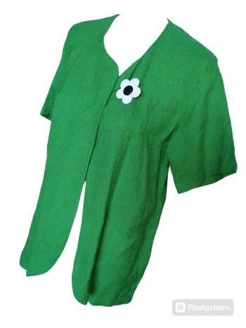 Veste jacket printemps été vintage retro vert