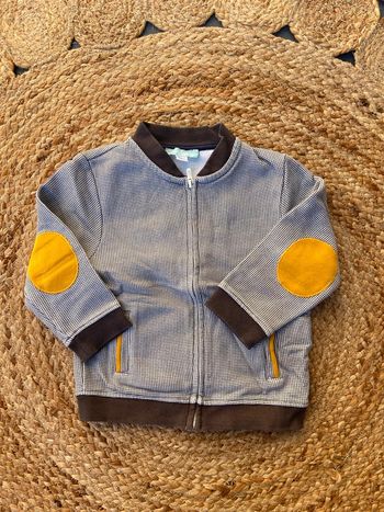 Veste pull zip garçon 24 mois Obaibi