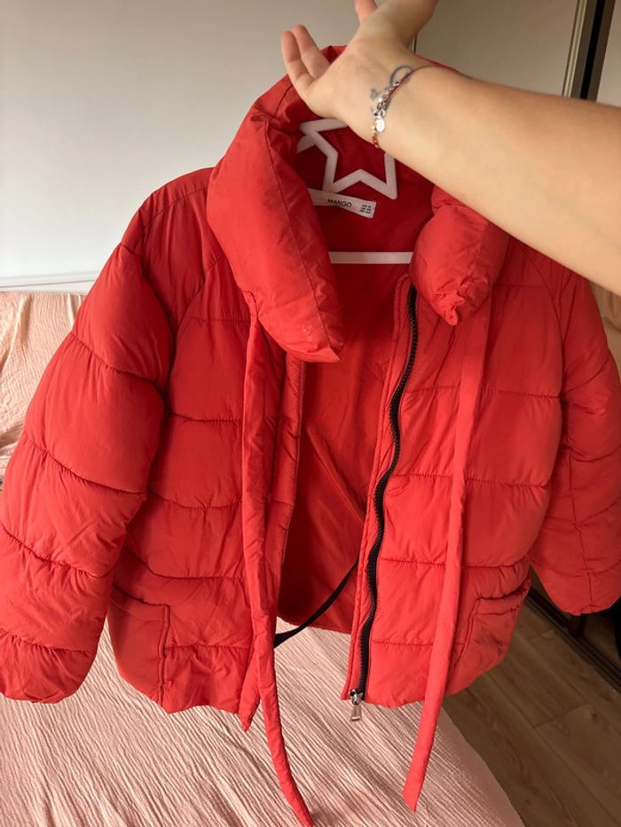 Doudoune Mango orange taille XS - photo numéro 4
