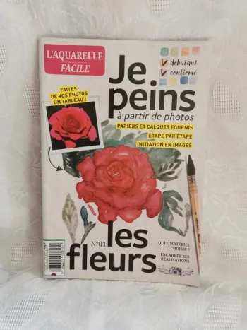 Livret. L’aquarelle facile – Les fleurs