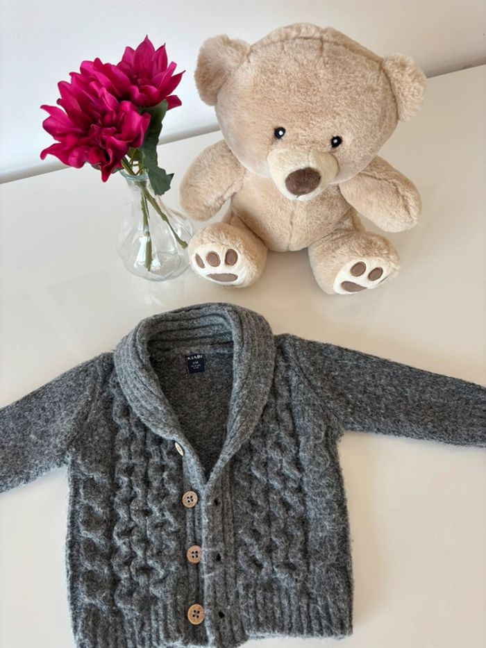 Gilet en laine Kiabi 6 mois - photo numéro 3