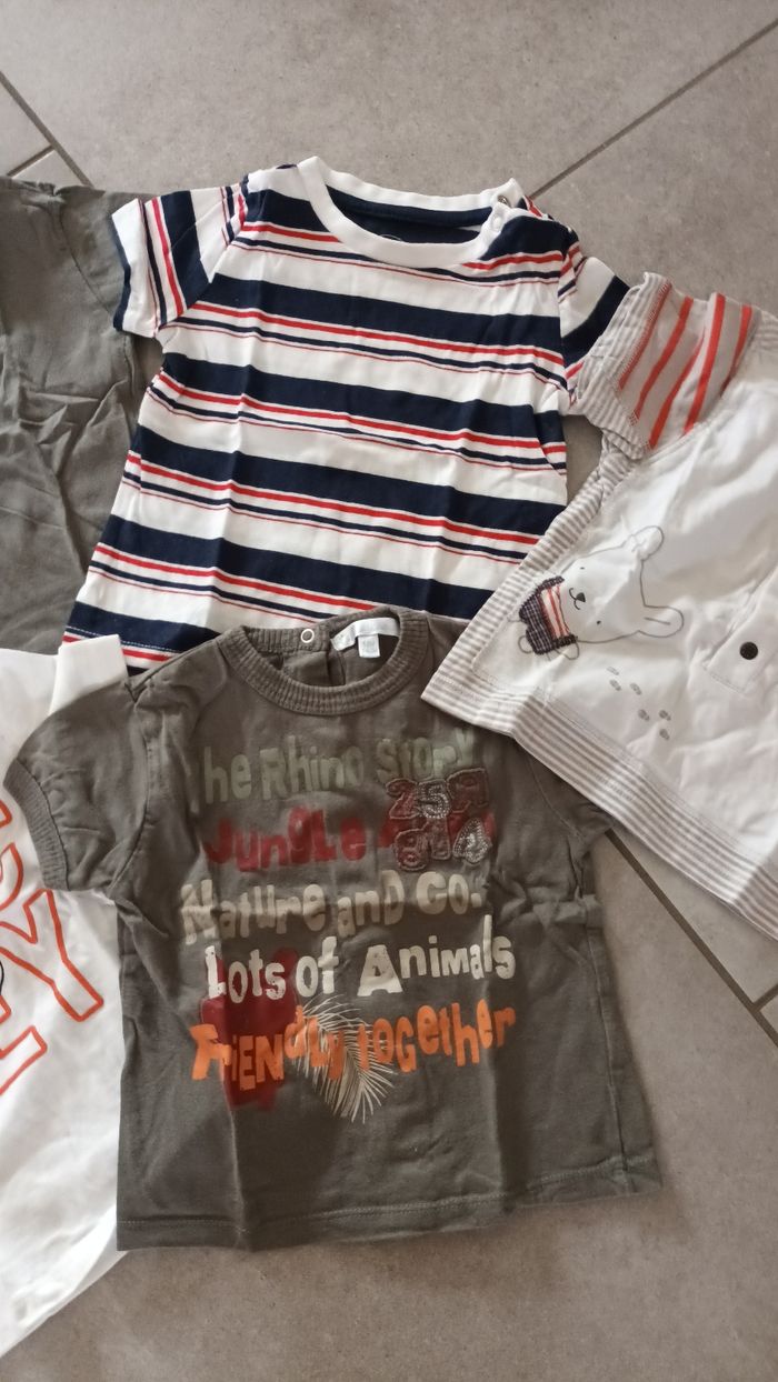 Lot de t-shirts 12 mois - photo numéro 3