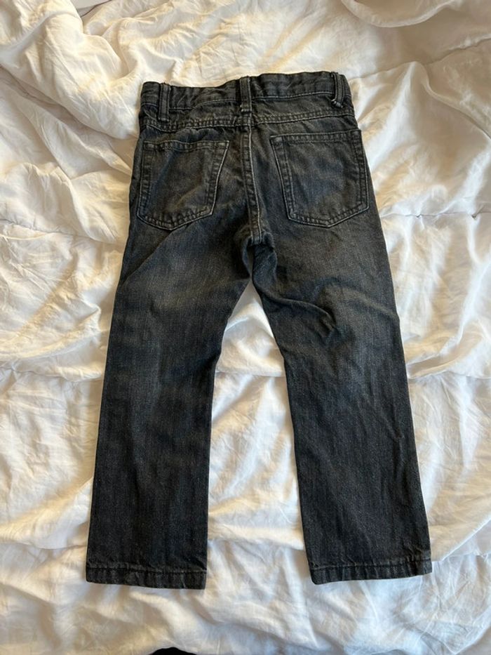 Jeans noir 4 ans BKL Wear faux bouton - photo numéro 3