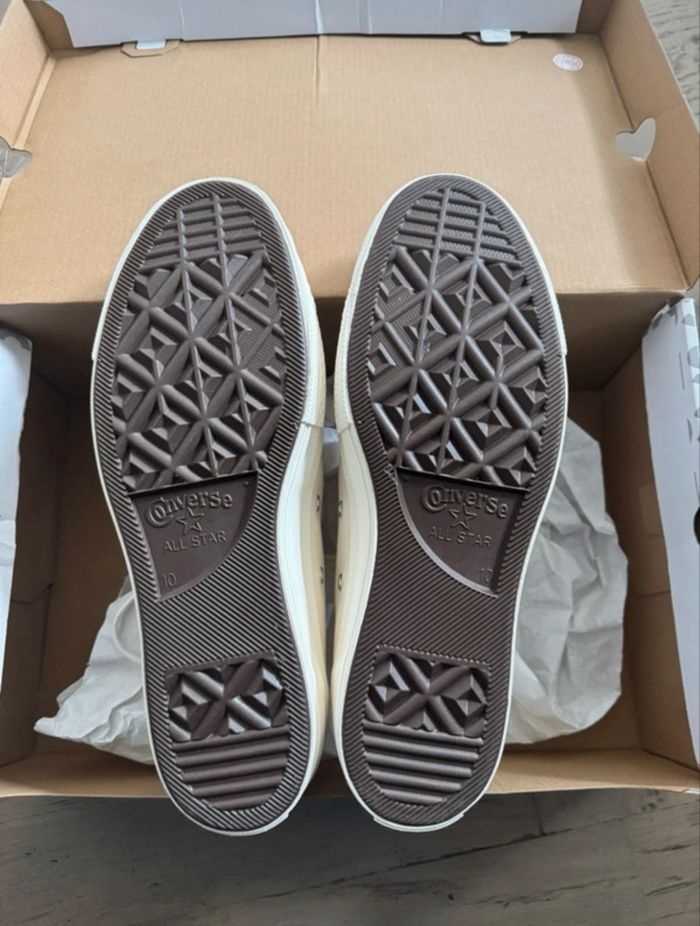 Converse x Comme des Garçons PLAY Chuck 70 Blanche - Taille 44 - photo numéro 5