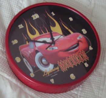 Pendule murale Disney Pixar Cars rouge