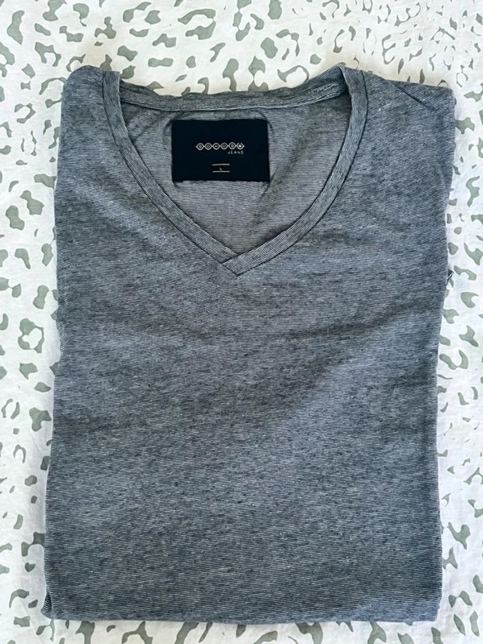 Tee-Shirt Bonobo Jeans Gris - photo numéro 4