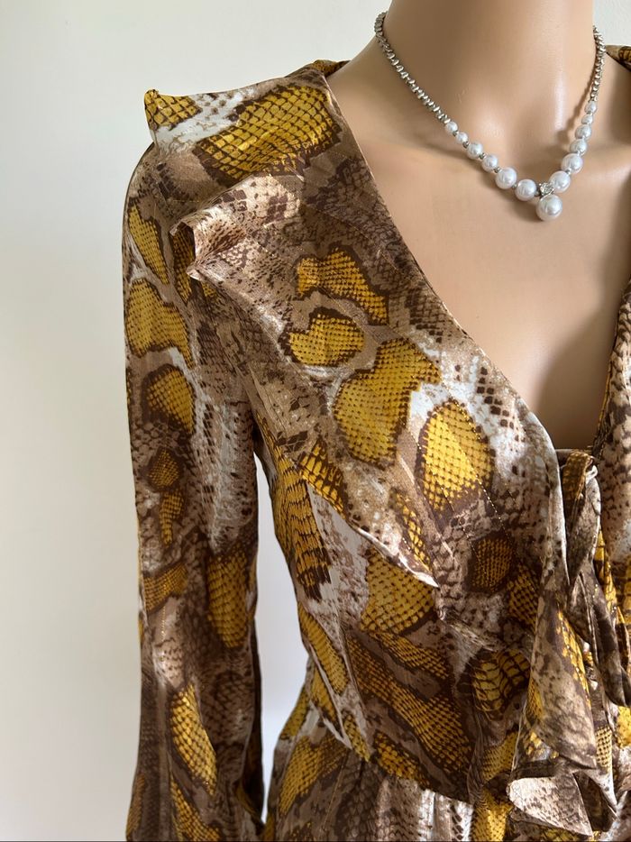 Robe imprimée neuve à manches longues Jus d’Orange taille 1 - photo numéro 4