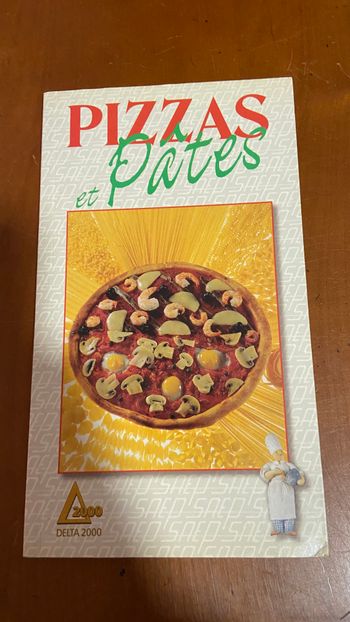 Pizzas et pâtes livre recettes