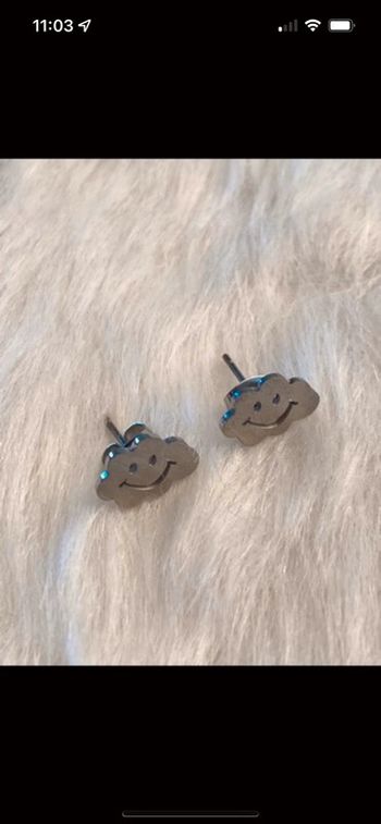 Boucles d’oreilles nuages