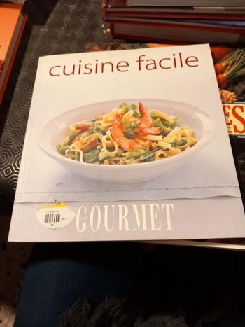 Livre cuisine facile fin gourmet