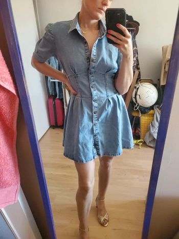 🌸 Robe en jean corset 🌸