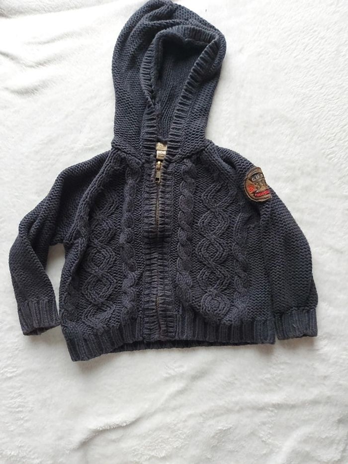 Gilet zippé garçon