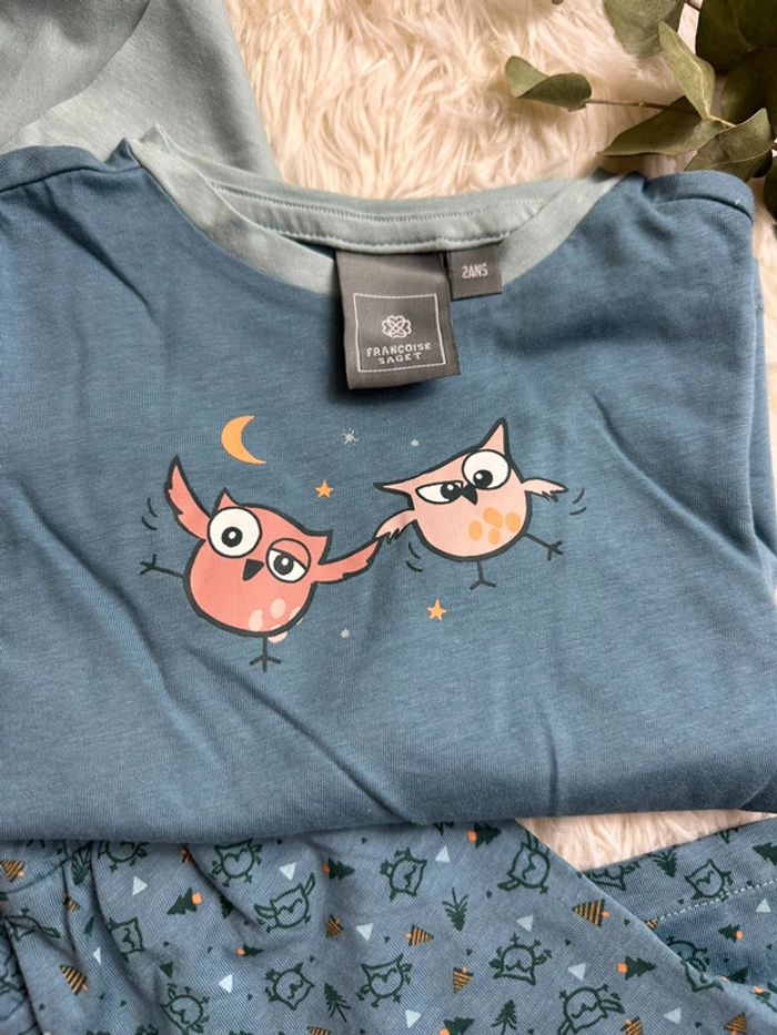 Lot de 2 pyjamas longs taille 2 ans Françoise saget - photo numéro 4