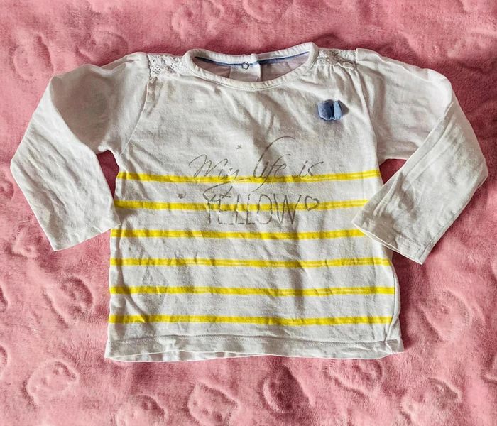 18 mois haut manche longue