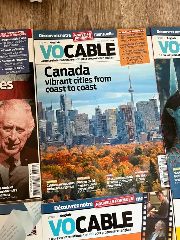Lot de 10 magazine Vocable en anglais - photo numéro 4