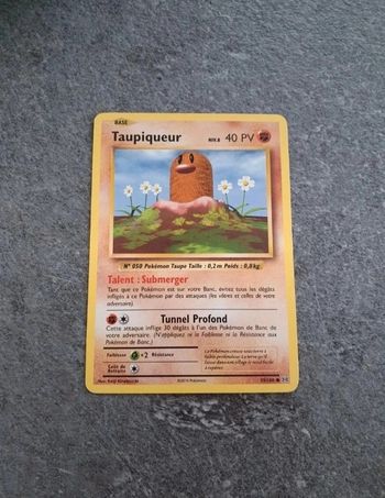 Carte Pokémon Taupiqueur