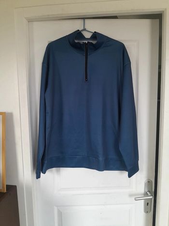 Sweat uni neuf avec zip léger